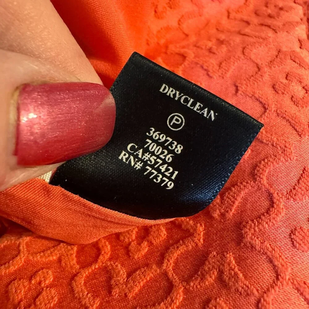 ANN TAYLOR  PERFECT for SPRING/SUMMER CORAL SKIRT  SIZE: 0              #7